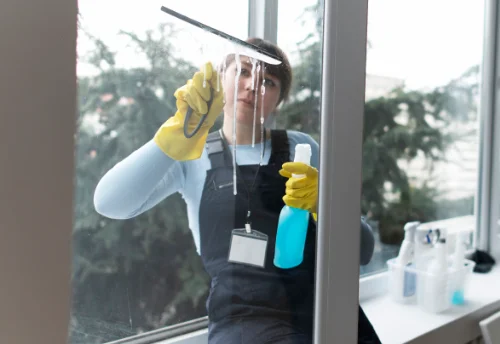 Nettoyage de vitres intérieures et extérieures à Ratières